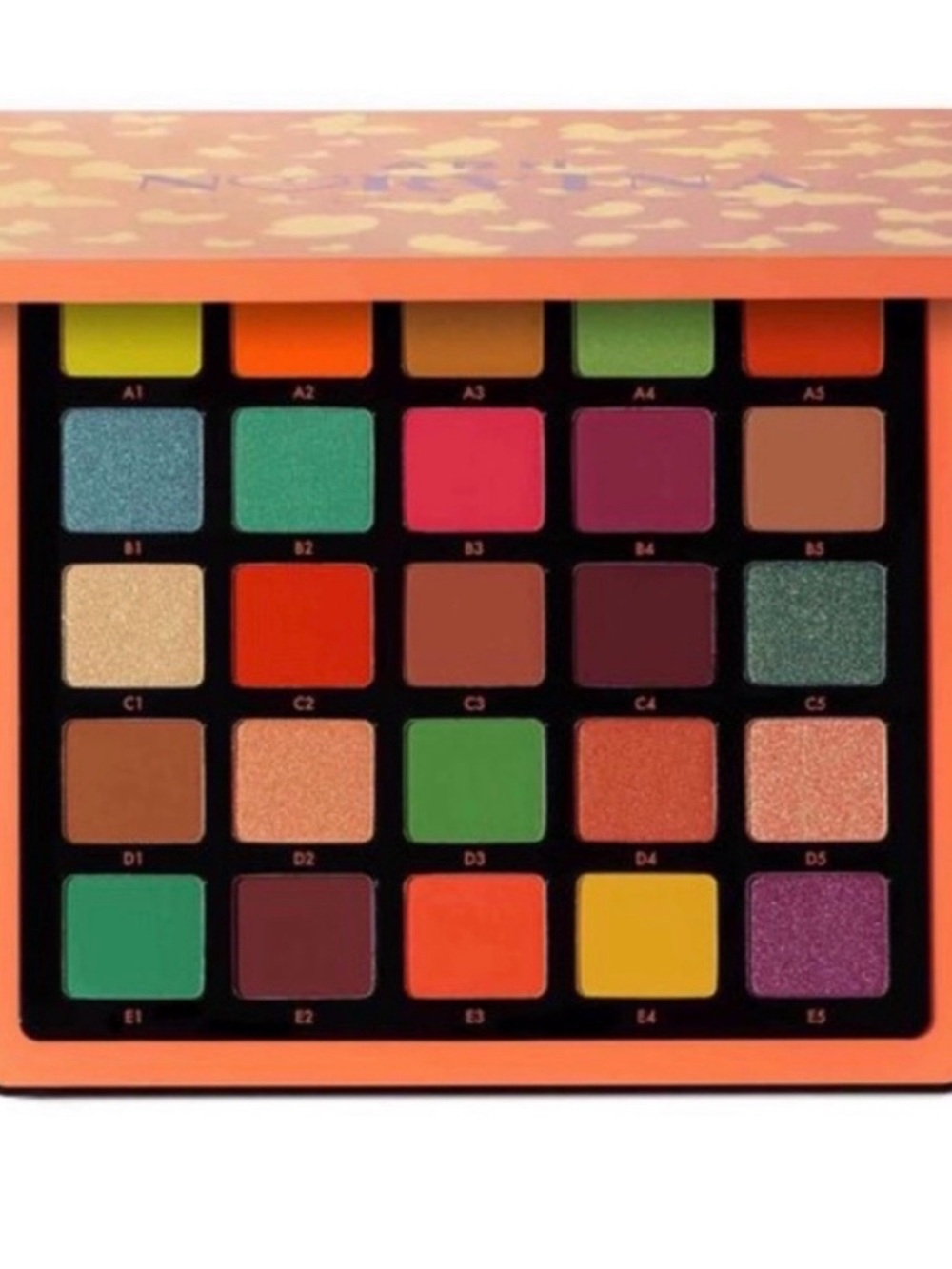 Vibrant 25-Color Eyeshadow Palette in Bright Multi-Colors